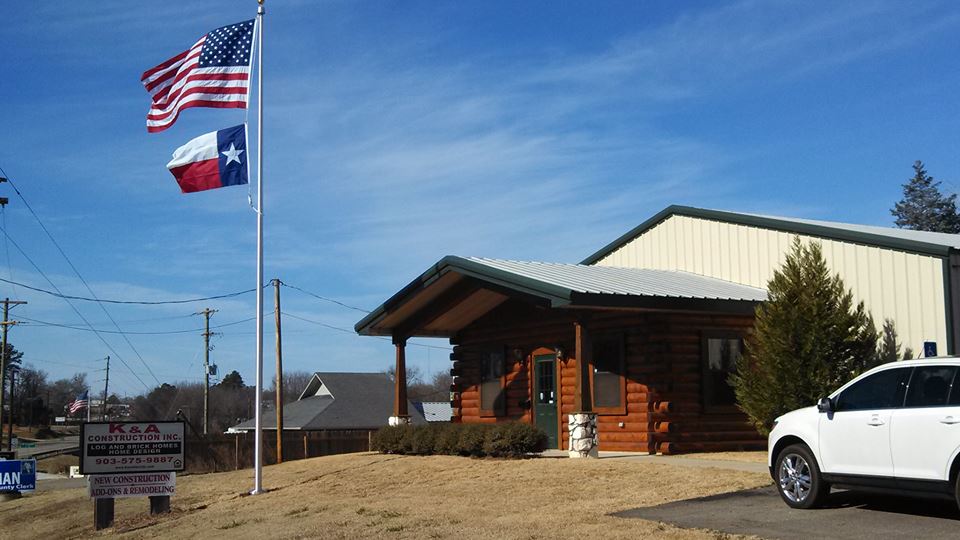 log cabin home builder Longview, Mt Pleasant, Tyler, Marshall, Texas